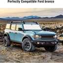 Car Windshield Sun Shade for Blocks UV Rays Sun Visor Protector, Front Window Sunshade Visor Compatible with Bronco 2/4 Door 2021 2022 2023 2024 2025 Interior Accessories