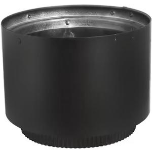 6 Inch Double Wall Stove Top Connecting Adapter for DVL 6DVL-AD Stove Collar Adapter,Black