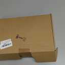 Barydat 12 Sets Marabou Feather Fan Bulk 20s Folding Fan Wedding Party Favor Lace Vintage Embroidered Flapper Costume Women Dancing Party (White, Black)