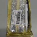 Belleboost Silver Nail Charms and Gems, Half Round Flatback Pearl Nail Charms, Nail Pearls Rhinestones Kit Silver Beads for Nails with Pencil and Tweezer for DIY Nail Art, Face Makeup and Crafting