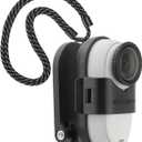 Magnetic Neck Mount Holder for Insta360 GO 3S Go 3 Accessories, Hand Free Necklace Holder with Quick Release Lanyard Strap for POV/Vlog Selfie Video Recording