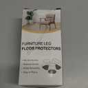 32 Pcs Chair Leg Floor Protectors - Silicone Felt Pads, Scratch-Proof & Noise-Free, Easy Smooth Moving, Large Size (Fits Round Chair Legs: 1-5/16" to 2" Diameter)