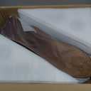 Neatmeat 60 Inch Solid Wood Ceiling Fan No Light,Propeller Outdoor Ceiling Fans Without Lights with Wall Switch and Remote Control,Quiet DC Motor,3 Blades Ceiling Fan for Patios,Living Room,Bedroom (Bronze Grey)