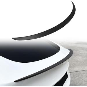 Spoiler Fit for Tesla Model Y 2020-2024, Upgrade ABS Material Rear Spoiler Wing OEM Rear Trunk Lip, Model Y Accessories, Matte Black