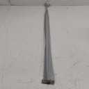Kenney Rogers Twist & Fit No Tools Tension Curtain Rod, 48 to 84 Inches, Black Extendable, No Drilling, Easy Install for Windows