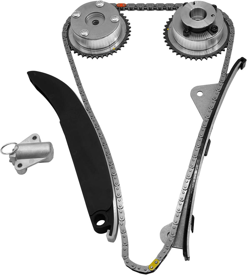 24321-2E200 Timing Chain Kit w/CVVT Gear for Hyundai Elantra 2014-2016 Elantra GT 2.0L, for Kia Forte Koup 2.0L 2015 2016, Forte 2.0 L G4NC Engine 14-16 Replace 24370 2E200 24350-2E200 Sprocket