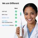 Plaque Control Replacement Heads for Philips Sonicare, Electric Toothbrush Replacement Heads for Adults, White 10 Pack