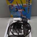 LED Basketball Hoop for Kids - Over The Door Indoor Hoop with Electronic Scoreboard & 3 Mini Balls, Birthday Gift for Boys Girls Ages 5 6 7 8 9 10 11 12+ Years Old (Double)