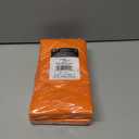 2 x Creative Converting 16-Count Touch of Color 3-Ply Paper Guest Napkins, Sunkissed Orange - 95191