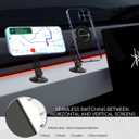 5 x for Mag-Safe Car Phone Mount, 1080 Adjustable 3-Axis Arm Magnetic Dashboard & Windshield Holder, Strong Adhesive Base, Stable Hands-Free Car Mount for iPhone 16/15/14/13/12 Series