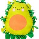 Fun Express Avocado Pillow Craft Kit - Fleece Tie Blanket Kit Makes 6 Plush Craft Pillows, No Sew Arts and Crafts Kits for 7 Year Old Girls, DIY Pillow Making Kit for Kids 6-8 Birthday Party Activity, 6 Pack