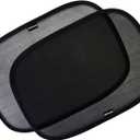 Enovoe Car Window Shades for Baby (2 Pack) - 21x14 Inches Sun Shade Blocker, Cling - Glare Shield and UV Rays Protection for Your Child - Side Windows Screens for SUV- Mesh Window Shades for car Baby