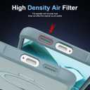 Magnetic Stand for Samsung Galaxy S25 Plus Case [Military Grade Drop Protection] with Kickstand, Matte Translucent Slim Case for S25 Plus 6.7", Green