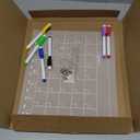 Magnetic Calendar for Refrigerator, Acrylic Fridge Calendar for Easy Organizing, Clear Monthly Planner Whiteboard for Refrigerator 11.8"x9.8"