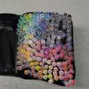 [Water-Based Ink] 120 Colors Dual Tip Markers Set, Brush & Chisel Double Tipped Art Markers for Kids Adults Beginners & Artists in Coloring, Painting