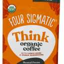Four Sigmatic, Think Organic Ground Coffee With Lion's Mane & Chaga Mushrooms, 12 Ounce, BBD 04/11/2026