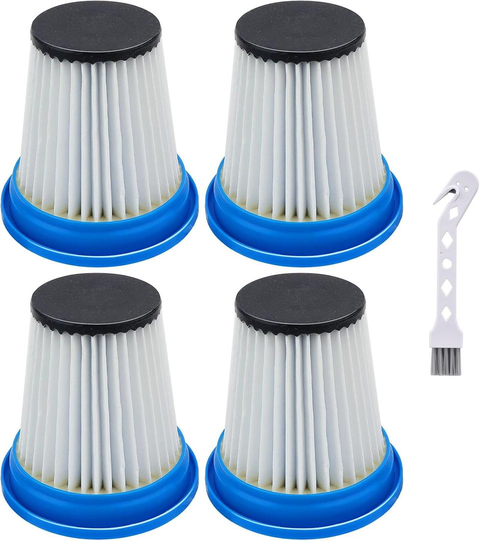 520280 Filter Replacement for Kenmore Stratus 24V 2-In-1 Cordless Stick Vac DS1030 HEPA Filters Compatible with Kenmore 16V Cordless Lightweight Vacuum DS1020, Compare to part # 520280, 4 Pack