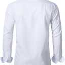 BEILU Stretch Mens Slim Fit Dress Shirts Formal Long Sleeve Button Down Shirts
