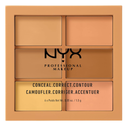 NYX PROFESSIONAL MAKEUP Conceal Correct Contour Palette  Medium
