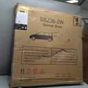 Goodyo 36 in. D x 36 in. W x 3.5 in. H Corner Drain Neo-Angle Shower Base in White