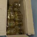 Amber Plastic Cups, 34 Pieces