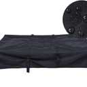 Roof Top Tent Cover RV Travel Trailer Cover 420D Oxford Cloth Cover Protection Storage Bag Roof Top Tents Camper Cover for Car Camping Black 143X120x28cm