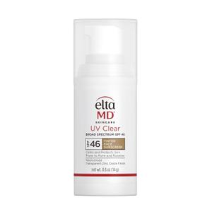 EltaMD UV Clear Tinted Face Sunscreen, SPF 46 Oil- Free with Zinc Oxide, Dermatologist Recommended (Tinted .5 oz) EltaMD UV Clear Tinted Face Sunscreen, SPF 46 Oil- Free with Zinc Oxide, Dermatologist Recommended (Tinted .5 oz)