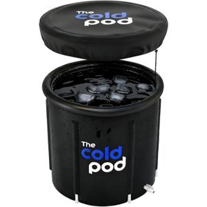 Ice Bath Tub for Athletes with Cover: 85 Gallons Cold Plunge Tub for Recovery, Multiple Layered Portable Ice Bath Plunge Pool by The Cold Pod