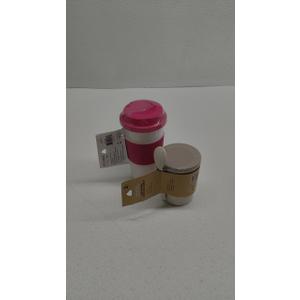 1. ECO COFFEE CUP 16OZ, 2. JACENT BIOS MART WHEAT CUP WITH SPOON