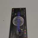 Luggage Tag 8 Pcak - Travel Essentials Accessories for Suitcases Quickly Identify, Travel Tags for Luggage, Backpacks, Bags, Baggage, Cruise Suitcases - Flexible & Bright Silicone (Black