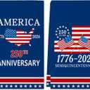 250th Anniversary USA Kitchen Towels, 4th of July Kitchen Towels 18x26 Inch 250 Anniversary Decorations America Memorial Day 250 Years of Freedom 1776-2026 Patriotic Hand Towels Set of 2