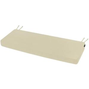 Favoyard Outdoor Bench Cushion 59 x 16 Inch Rainproof Patio Furniture Cushions 3-Year Color Fastness Garden Settee Porch Pads with Ties, Beige