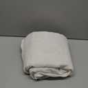 MIULEE Natural White Linen Curtains 84 Inch Long for Bedroom Living Room, Soft Thick Linen Textured Window Drapes Semi Sheer Light Filtering Rod Pocket Back Tab Neutral Farmhouse Cream Ivory 2 Panels