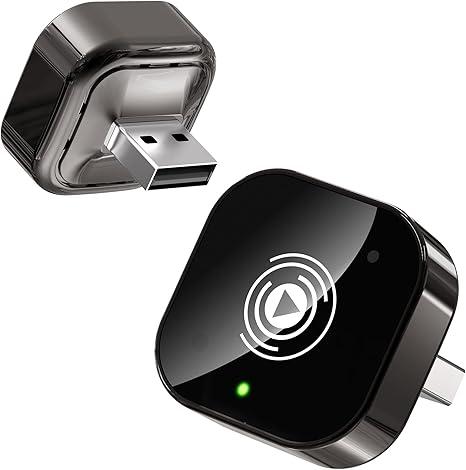 Wireless CarPlay Adapter - Fast Auto-Connect, Stable Connection, Mini Size Plug & Play Adapter for iPhone & Android Auto Compatible Cars
