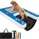 ACWYENN Large Inflatable Dog Pool Ramp for Large Dog, 75*37 inch