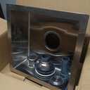 15" Undermount Single Bowl Bar Sink Brushed Stainless Steel, D15" x W15" x H6"