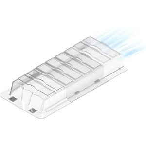 Sideways Magnetic Vent Extender for Under Furniture, Floor Resiter Vent Deflector Fits Vents 3" - 6" Wide (1PCS)