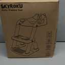 Potty Training Seat, SKYROKU Upgrade Toddler Toilet Seat for Kids Boys Girls, 2 in 1 Potty Training Toilet, Splash Guard Anti-Slip Pad Step Stool,New Sector-Shape Stabilized Base (8899+Grey)