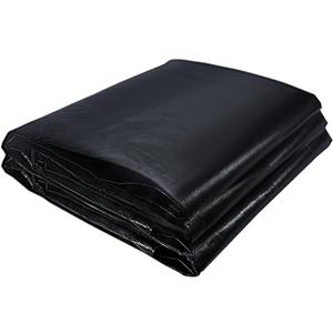 15x20ft Pond Liners,28MIL HDPE Fish Pond Liner,Reinforced Koi pond liners for Outdoor Ponds, Water Gardens, Waterfall,Fountain, black