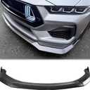Carbon Fiber Front Bumper Lip Compatible with Ford Mustang EcoBoost GT 2024 2025 2026, Chin Splitter Diffuser Protector