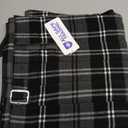 Men's 5 Yard Scottish Tartan Kilt, Highland Wedding Kilt (32, Granite)