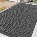 Amyracel Front Door Mat 3'x4', Heavy Duty Waterproof Commercial Floor Mat