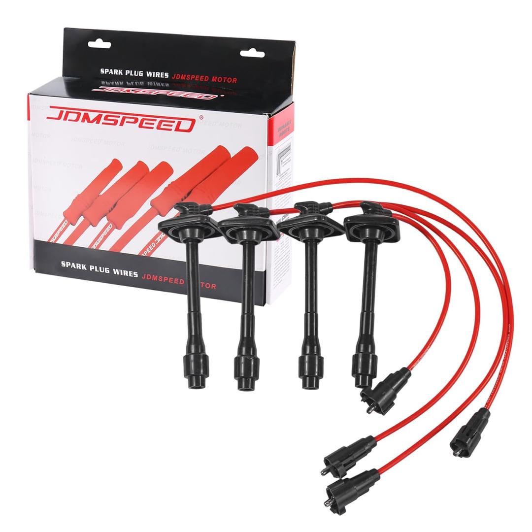 JDMSPEED New Ignition Spark Plug Wires Set Replacement for Toyota Camry Solara Rav4 2.2L 1997-2001