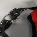 Dog Winter Coat with Harness Built-in | Waterproof Dog Jacket with Zipper & Fleece Lining | Reflective Cold Weather Coat for Small Medium Large Dogs (Red) M