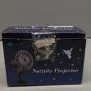 Meonum Christmas Nativity Scene Projector Lights Outdoor, 2025 Upgrade Waterproof Nativity Silhouette Light Power Supply with Remote Control Scene onto Outdoor Indoor Wall Windows Garage Doors