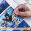 1DOT2 Photo Album 4x6 420 Photos With Writing Space, Linen Cover With Memo Slip-in Pockets, Pictures Album Book for Wedding, Kids, Travel, Family, Baby (Gray)