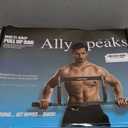 Ally Peaks Pull Up Bar for Doorway | Thickened Steel Max Limit 440 lbs Upper Body Fitness Workout Bar| Multi-Grip Strength for Doorway | Indoor Chin-Up Bar Fitness Trainer for Home Gym Portable (silver2)