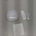 Gotopceed IP65 Waterproof Rechargeable Shower Light - 6 300LM Bright, 16 Colors Bathroom Mood Lighting with Touch & Remote, Magnetic Wireless Ceiling/Wall Light for Inside Shower/Bathtub (Multicolor)