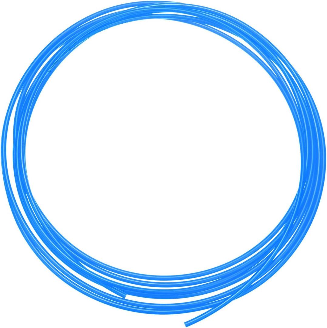 M METERXITY Nylon Line Hose Tube, 0.08"(2mm) ID x 0.16"(4mm) OD PA6 Pneumatic Air Line Tubing for Fluid Transfer/Trailer Air Brake System, Polyamide Water Fuel Pipe [5M/16FT, Blue]