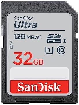 SanDisk 32GB 3-Pack Ultra SDHC UHS-I Memory Card (3x32GB) - SDSDUN4-032G-GN6IM [Older Version]